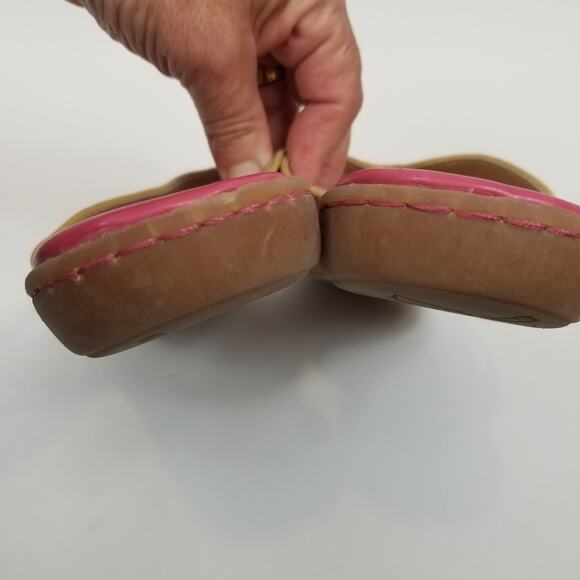 boc Born Concept Women's Pink Faux Leather Thong Sandals Flip Flops Size 7 - Picture 7 of 10